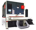 43" Timesavers #2311-24-06, Pro-V Single Head, Segmented Widebelt/Polisher, 15-45 FPM, 5" thick, 33-38" - Image 1
