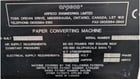 16" Label winder, Arpeco #Tracker-Premier, with splice table, rotary sheer cut, web advance, 2000 - Image 3