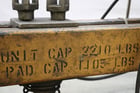 2000 lb. Caldwell #UniVac-330, vacuum lift, 6' usable span, 19" pad diameter, 110 V., 1 phase, adjustable - Image 9