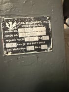 40 KVA Lors Machinery #140AP, spot press type welder - Image 4