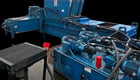 American Baler #RAM-II-7021-100, heavy duty hydraulically powered horizontal baler, automatic tie - Image 1