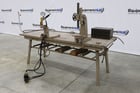 5 Ton, Enerpac, C-frame hydraulic press & 1.5 ton arbor press with workbench, tooling - Image 2