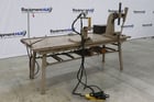 5 Ton, Enerpac, C-frame hydraulic press & 1.5 ton arbor press with workbench, tooling - Image 3