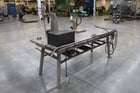 5 Ton, Enerpac, C-frame hydraulic press & 1.5 ton arbor press with workbench, tooling - Image 5