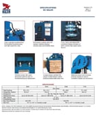 American Baler #DC6348-8T30, automatic tie baler with conveyor, dual 30 HP motors, 8" cylinder - Image 8