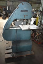 24" Lockformer Bett-Marr #24S, 3 wheel vertical band saw, 24" x 22" table area, 14" wheel, 3/4 HP - Image 1