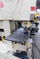4-1/2" x 4-1/2" x 3/8" Geka #Hydrocrop-55A, hydraulic ironworker, 55 ton, 10" throat, (2) electric foot - Image 3