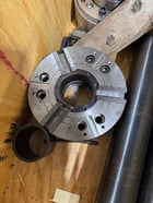 12" TonFou #TF3X-12A8, high-speed wedge type through hole power chuck, 3-jaw, A2-8, 4.33" hole - Image 2
