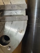 12" TonFou #TF3X-12A8, high-speed wedge type through hole power chuck, 3-jaw, A2-8, 4.33" hole - Image 5