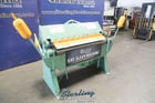 12 gauge x 4' Chicago #BPO-412-6, heavy duty finger brake, 2 counter weights - Image 9