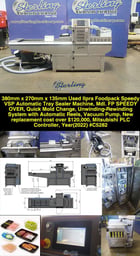 Foodpack Speedy Over, automatic tray sealer machine, 14.96" x 10.2" x 5.31" sealing area, quick mold change - Image 1
