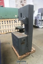18" x 12" Grob #NS-18, vertical bandsaw, 24" x24"tbl., 1" x 148" blade, 18" wheel, blade welder, step pulley - Image 3