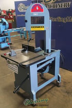 8.75" x 14.5" Rollinsaw #EF1459, vertical bandsaw, 110 V., 1-phase, 3/4" x 0.035" x 120" blade, 70-525 FPM - Image 1