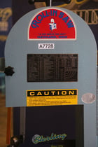 8.75" x 14.5" Rollinsaw #EF1459, vertical bandsaw, 110 V., 1-phase, 3/4" x 0.035" x 120" blade, 70-525 FPM - Image 9