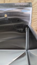 Columbia Sani-Lav, Utility 1 Bowl Sink, Stainless Steel, U2424F-0.5, .5 GPM, 24" width x 24" L x 12" D, NSF - Image 7