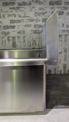 Columbia Sani-Lav, Utility 1 Bowl Sink, Stainless Steel, U2424F-0.5, .5 GPM, 24" width x 24" L x 12" D, NSF - Image 8