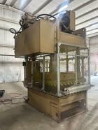 200 Ton, Standard #AP200, 4-post hydraulic straight side press, 12" stroke, 60" x 60" bed, 1999 - Image 3