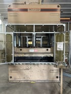 200 Ton, Standard #AP200, 4-post hydraulic straight side press, 12" stroke, 60" x 60" bed, 1999 - Image 4