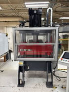250 Ton, Beckwood #4P250F2828, 4-POST, heated platen press, 12" stroke, 12" DL, 28" x 28" heated platens, 2023 - Image 1