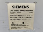 225 KVA 480 Primary, 208Y/120 Secondary Siemens 3F3Y225, General Purpose Transformer, 3Ph, 3R, AS-IS - Image 2