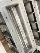 5" x 22" Wyssmont #RAL-095, rotary airlock feeder, Stainless adjustable tip - Image 7