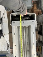 5" x 22" Wyssmont #RAL-095, rotary airlock feeder, Stainless adjustable tip - Image 9