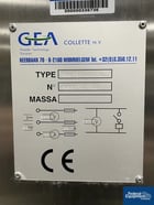 10 Liter GEA Collette #ULTIMA-PRO-10, High Shear Mixer, Stainless Steel, 460 V., 3ph, Siemens, AB PLC, 2004 - Image 2