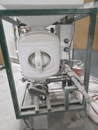 SpongeJet #35E-CE, Dry Abrasive Blaster w/ Recycler, 33" L x 33" width x 54" H, 85 HP Blast Pot, 4-Wheel - Image 8