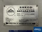 60" Sweco #XS60, Screen, Single Deck, Stainless Steel, base, 2.5 HP, 460 V. (2 available) - Image 2