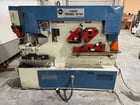6.37" x 6.37" x .625" Mubea #HIW-1000/610, ironworker, 110 ton, 24" throat, 11 HP, 2001 - Image 1