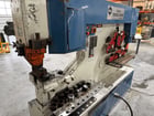 6.37" x 6.37" x .625" Mubea #HIW-1000/610, ironworker, 110 ton, 24" throat, 11 HP, 2001 - Image 5