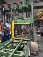 100 Ton, Reis #TUS-160S-100, hydraulic spotting press, 90.55" DL, 63.78" btwn columns - Image 3