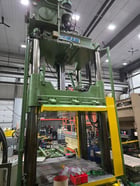 100 Ton, Reis #TUS-160S-100, hydraulic spotting press, 90.55" DL, 63.78" btwn columns - Image 6