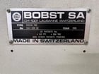 Bobst #Media-100, folder gluer, straight line, tooling, 2 gun Micro cold glue system, 1995 - Image 8