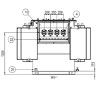 1000 KVA 23000 Primary, 480 Secondary, Voltran, pad mounted transformer, new, 2025 - Image 2