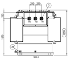 1500 KVA 13200 Primary, 480 Secondary, Voltran, pad mounted transformer, new, 2025 - Image 3