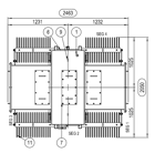 1500 KVA 13200 Primary, 480 Secondary, Voltran, pad mounted transformer, new, 2025 - Image 5