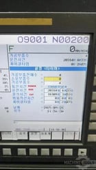 5.11" Daewoo Doosan #DBC130-II, horizontal boring mill table type, 90 automatic tool changer, 118" X, 88.5"Y - Image 9