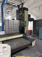 Kuraki #KBT-11WDX, horizontal boring mill table type, 40 automatic tool changer, 2500 RPM, #50, 20 HP, 55" - Image 7