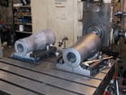 3.94" Nomura #B100SR, horizontal boring mill table type, 26" spindle travel, 3-Axis digital read out, 1982 - Image 2