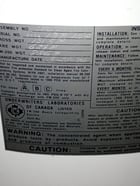 629 lbs. #FM200 Agent, Fire Suppression Cylinder - Image 2