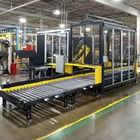 49.75" wide x 5' long, Omni Metalcraft #CDLR-25, chain driven live roller conveyor, 2022 (3 available) - Image 1