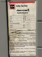 2000 Amps, Three Sections of Cutler Hammer #POW-R-LINE-C Switchboards & One automatic transfer switch - Image 9