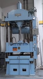 150 Ton, Dake #18-293, 4-post, hydraulic press, 28" stroke, 36" open, PLC Control, 1980 - Image 1