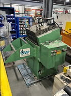 8000 lb. CWP #4RM-18, pull off coil reel, 18" W, 60" OD, 19.5"-24.5"ID, 3-leaf mandrel - Image 2