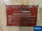 6" x 13" Bolling, Two Roll Mill, manual adj., on stand - Image 2