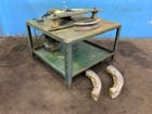 1-1/4" - 4" Greenlee #884, pipe & tube bender, 90 degree of bend, mounted on roll around cart, 3/4 HP - Image 1