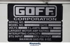 24" x 48" Goff #2460S, vertical shot blast machine, (2) 12" blast wheels, elevator, 1992 - Image 9