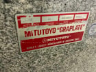 36" x 60" x 12" Mitutoyo, Granite surface plate, grade AA, roll around stand - Image 4