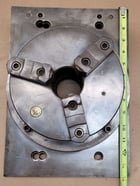 8" LeBlond, 3-jaw chuck, 14" x 10" x 4" angle plate - Image 9